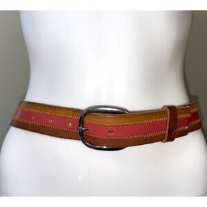 Leather Belt, American Eagle,‎ Earth Tones, Ladies Medium